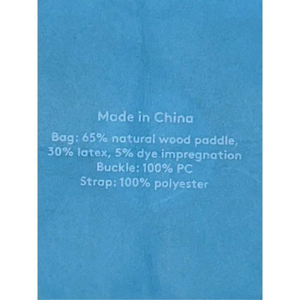 Drunk Elephant Recycled Natural Wood Travel Skincare Makeup Earth Friendly Bag